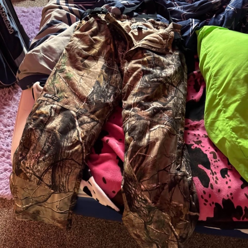 Men's Camouflage Hunting Pants - Brown/Green Camo